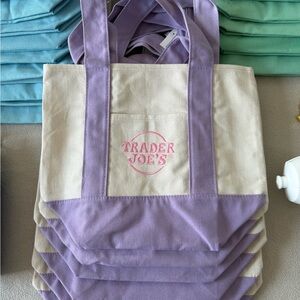 Lavender Canvas Mini Tote